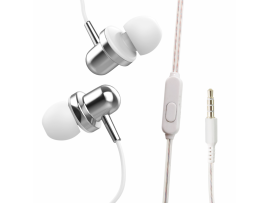 U&I Ui-441 Champ Fix Series Mobile Earphones with Noise Cancellation for All Smartphones (white)